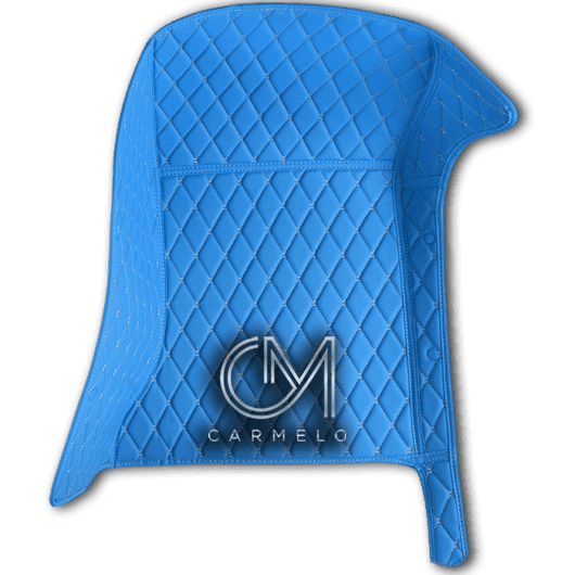 Blue and White Tailored Car Mats: 30+ Colours - Carmelo Car Mats